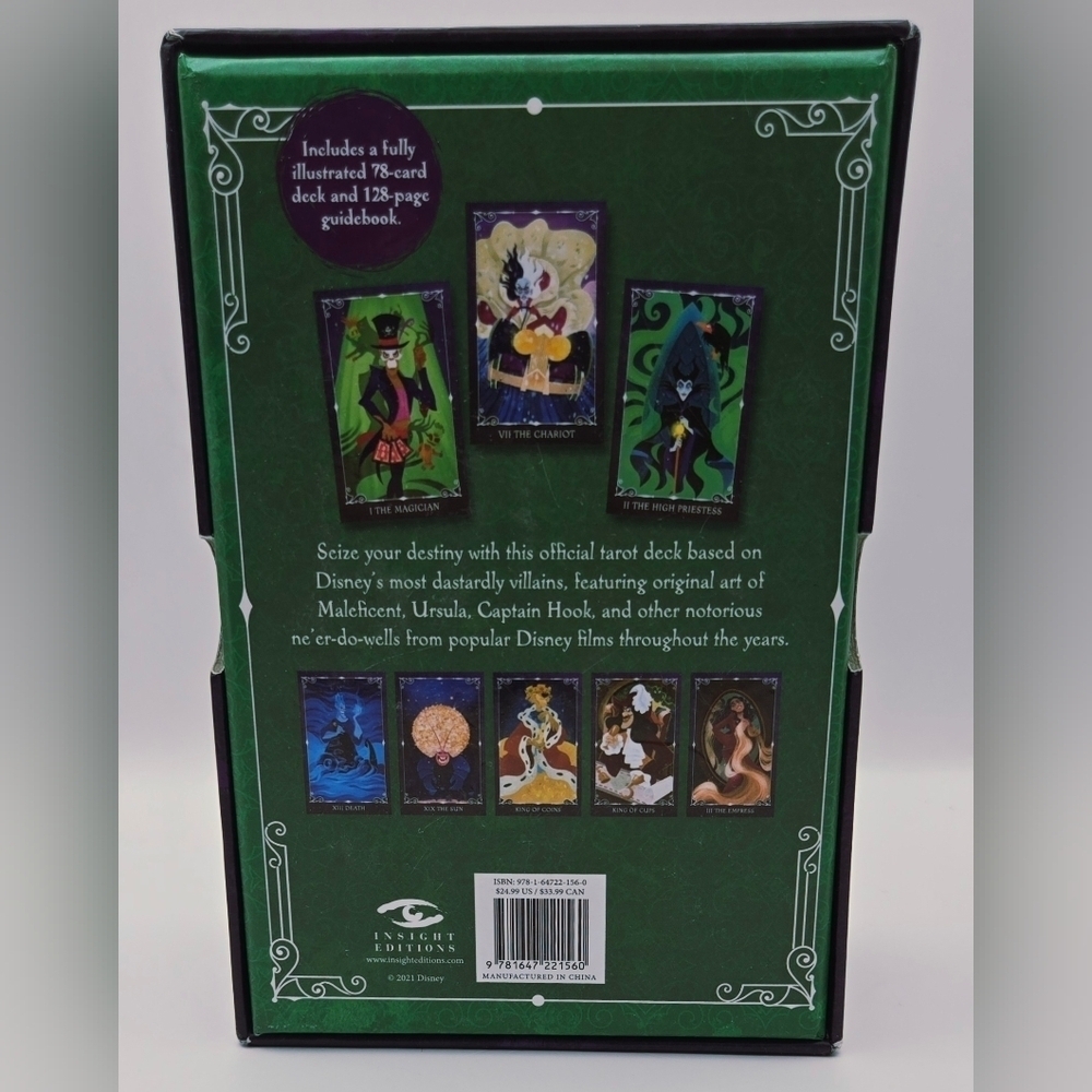 Disney Villains Tarot Card Deck with Guidebook | Insight Editions - Picture 2 of 13